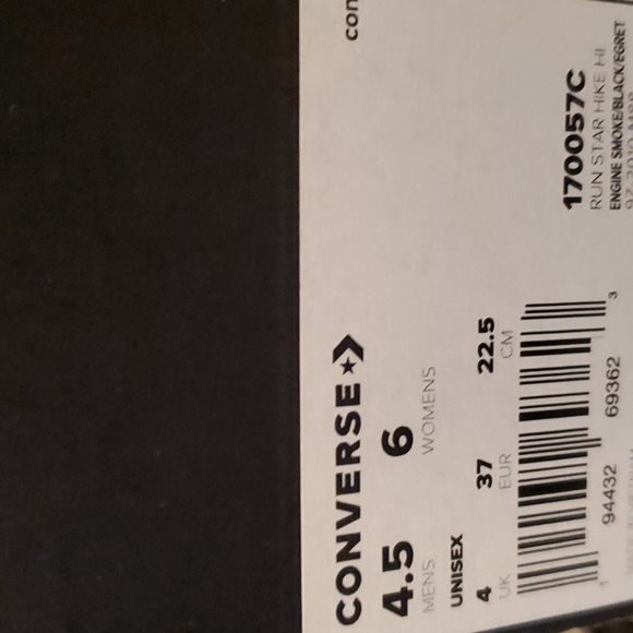 Converse RUN STAR HIKE HI PLATFORM LIMITED EDITION UNISEX Womens Sz, 170057C - Picture 11 of 14